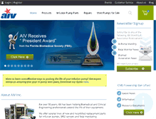 Tablet Screenshot of aiv-inc.com